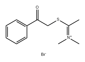 Ethanaminium, N,N-dimethyl-1-[(2-oxo-2-phenylethyl)thio]-, bromide (1:1)