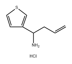 1-(3-THIENYL)BUT-3-ENYLAMINE HCl Struktur