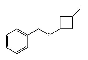 Benzene, [[(3-iodocyclobutyl)oxy]methyl]- Struktur