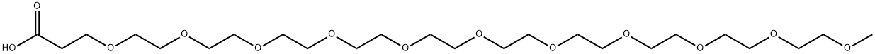 m-PEG11-acid Struktur