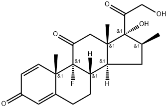 11-Keto Betamethasone Struktur