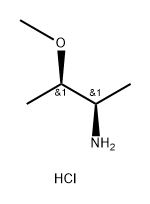 2-Butanamine, 3-methoxy-, hydrochloride (1:1), (2R,3R)- Struktur