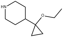 4-(1-ethoxycyclopropyl)piperidine Struktur