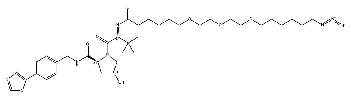 (S,R,S)-AHPC-6-2-2-6-N3 Struktur