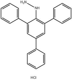 Hydrazine, (5'-?phenyl-?m-?terphenyl-?2'-?yl)?- (8CI)?, hydrochloride (1:1 Struktur