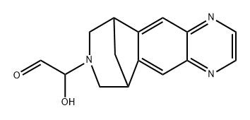 6,10-Methano-8H-pyrazino[2,3-h][3]benzazepine-8-acetaldehyde, 6,7,9,10-tetrahydro-α-hydroxy- Struktur