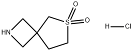 6-Thia-2-azaspiro[3.4]octane, 6,6-dioxide, hydrochloride (1:1) Struktur