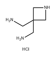 3-(aminomethyl)azetidin-3-yl]methanamine trihydrochloride Struktur