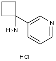 1-(pyridin-3-yl)cyclobutan-1-amine dihydrochloride Struktur