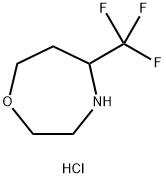 1,4-Oxazepine, hexahydro-5-(trifluoromethyl)-, hydrochloride (1:1) Struktur