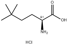 L-Norleucine, 5,5-dimethyl-, hydrochloride (1:1) Structure