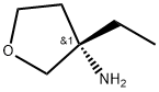 (S)-3-ethyltetrahydrofuran-3-amine Struktur