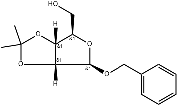 1-O-Benzyl-2-O,3-O-isopropylidene-β-D-ribofuranose Struktur