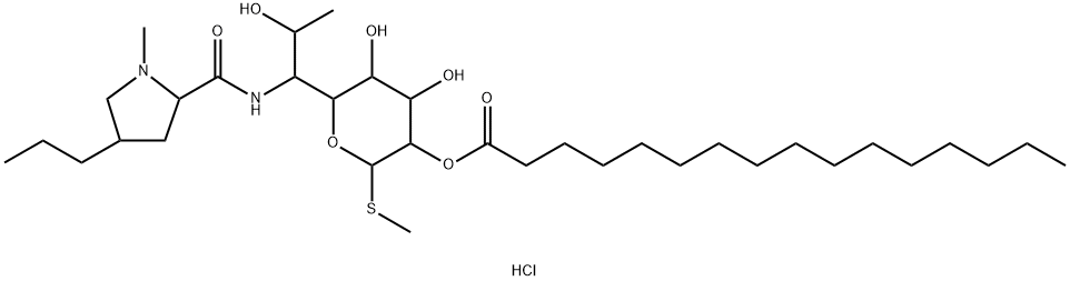 LincoMycin 2-PalMitate Hydrochloride Struktur