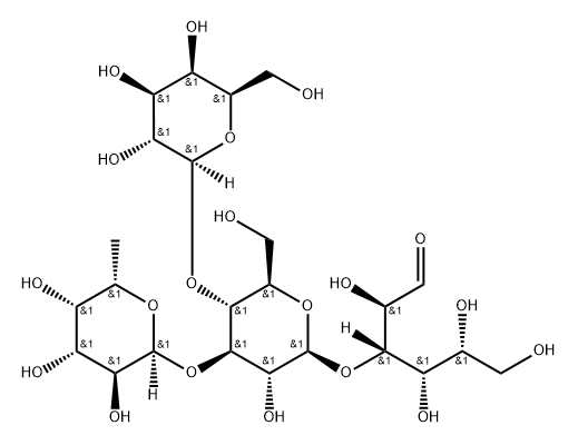 Lewis X tetrasaccharide Struktur