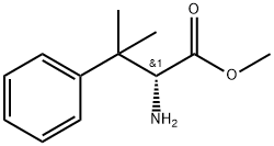 methyl (R)-2-amino-3-methyl-3-phenylbutanoate Struktur