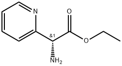 ethyl(R)-2-amino-2-(pyridin-2-yl)acetate Struktur