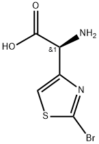 (S)-2-amino-2-(2-bromothiazol-4-yl)aceticacid Struktur