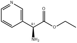 3-Pyridineacetic acid, α-amino-, ethyl ester, (αS)- Struktur