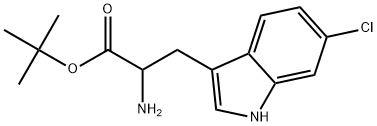 Boc-6-Chlorotryptophan Struktur