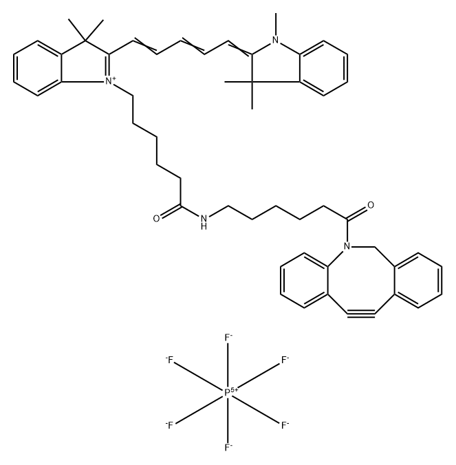 Cyanine5-C6-DBCO Struktur