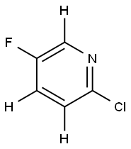 '2-chloro-5-fluoropyridine-3,4,6-d3 Struktur