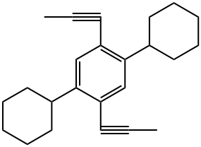 POLY(2 5-DICYCLOHEXYLPHENYLENE-1 4-ETHY& Struktur