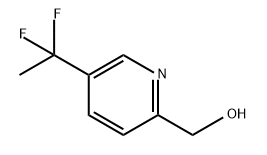 (5-(1,1-difluoroethyl)pyridin-2-yl)methanol Struktur