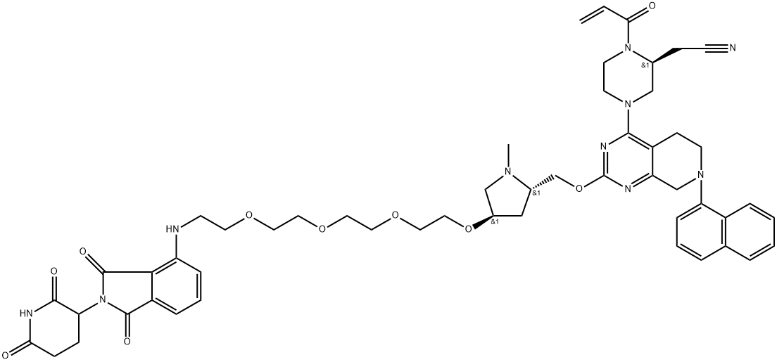 PROTAC K-Ras Degrader-1 Struktur