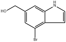 1H-Indole-6-methanol, 4-bromo- Struktur