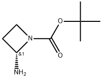 tert-butyl(S)-2-aminoazetidine-1-carboxylate Struktur