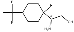 Cyclohexaneethanol, β-amino-4-(trifluoromethyl)-, (βR)- Struktur