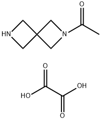 1-(2,6-diazaspiro[3.3]heptan-2-yl)ethanoneoxalic acid Struktur