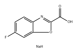 6-fluoro-1,3-benzoxazole-2-carboxylate Struktur