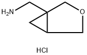 3-Oxabicyclo[3.1.0]hexane-1-methanamine, hydrochloride (1:1) Struktur