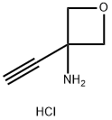 3-Oxetanamine, 3-ethynyl-, hydrochloride (1:1) Struktur