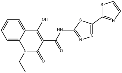 Antibacterial agent 98 Struktur