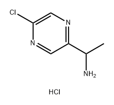 2-Pyrazinemethanamine, 5-chloro-α-methyl-, hydrochloride (1:1) Struktur