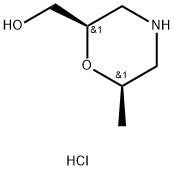 ((2R,6R)-6-methylmorpholin-2-yl)methanol HCl Struktur