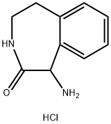 1-amino-4,5-dihydro-1H-benzo[d]azepin-2(3H)-one hydrochloride Struktur