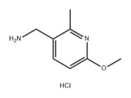 (6-METHOXY-2-METHYLPYRIDIN-3-YL)METHANAMINE DIHYDROCHLORIDE Struktur