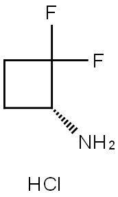 (R)-2,2-Difluoro-cyclobutylamine hydrochloride Struktur