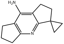 1',5',6',7'-tetrahydro-2'H-spiro[cyclopropane-1,3'-dicyclopenta[b,e]pyridin]-8'-amine Struktur