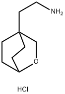 2-Oxabicyclo[2.2.2]octane-4-ethanamine, hydrochloride (1:1) Struktur