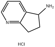 6,7-Dihydro-5H-cyclopenta[b]pyridin-5-amine hydrochloride Struktur