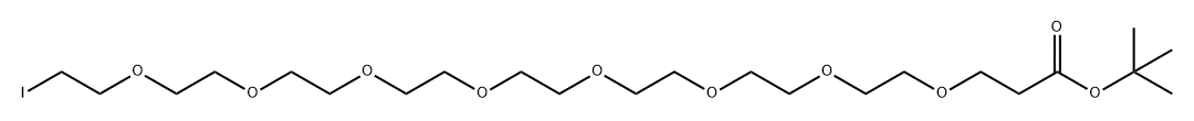 COOtBu-PEG8-I Struktur