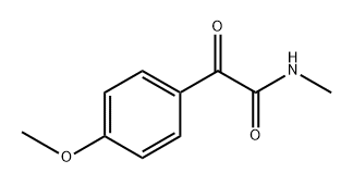 2-(4-methoxyphenyl)-N-methyl-2-oxoacetamide Struktur