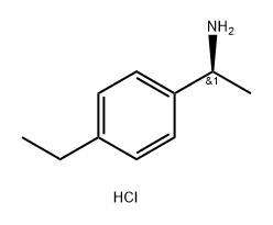 (S)-1-(4-Ethylphenyl)ethanamine hydrochloride Struktur