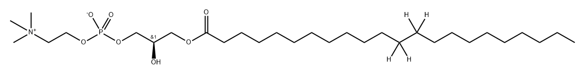 LYSO-PC 22:0 (DOCOSANOYL-12,12,13,13-D4, 98%) Struktur