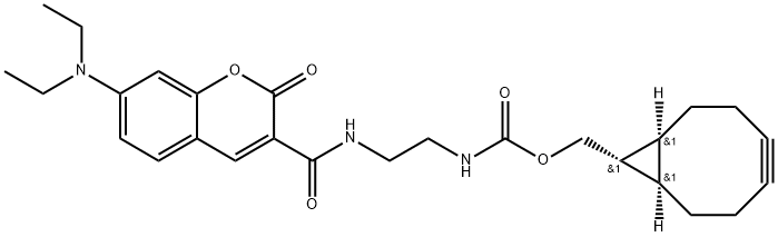 Coumarin-C2-exoBCN Struktur